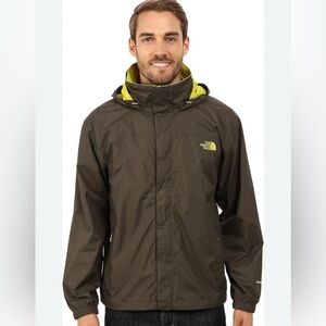 EUC The North Face Resolve Windbreaker Rain Hooded Men's Jacket Zip size medium